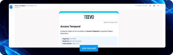 confirmacion acceso temporal