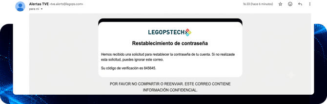 restablecer contraseña