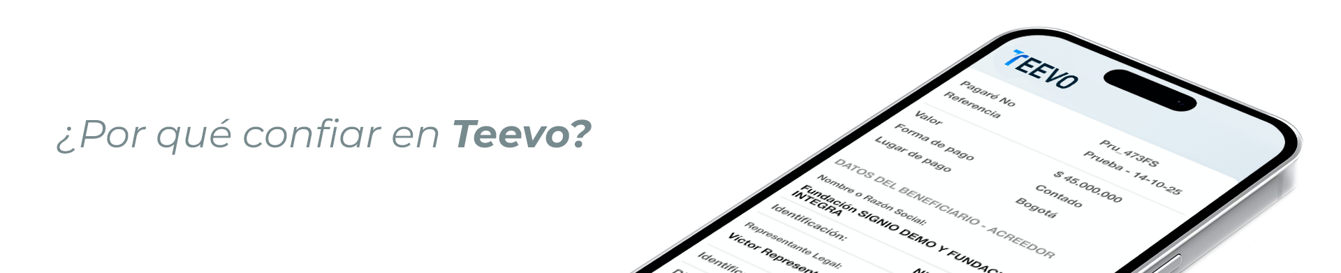 por que confiar en teevo